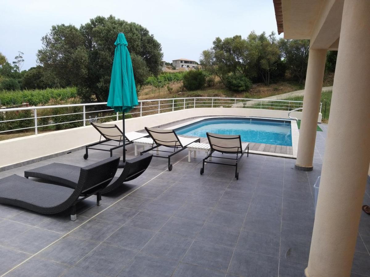 Villa Climatisee Avec Piscine Сари-Соленцара Экстерьер фото